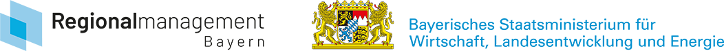 Logo des Regionalmanagements und des Bayerischen Staatsministeriums für Wirtschaft, Landesentwicklung und Energie